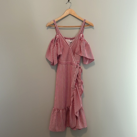 Club Monaco Midi Wrap Dress - Picture 4 of 7